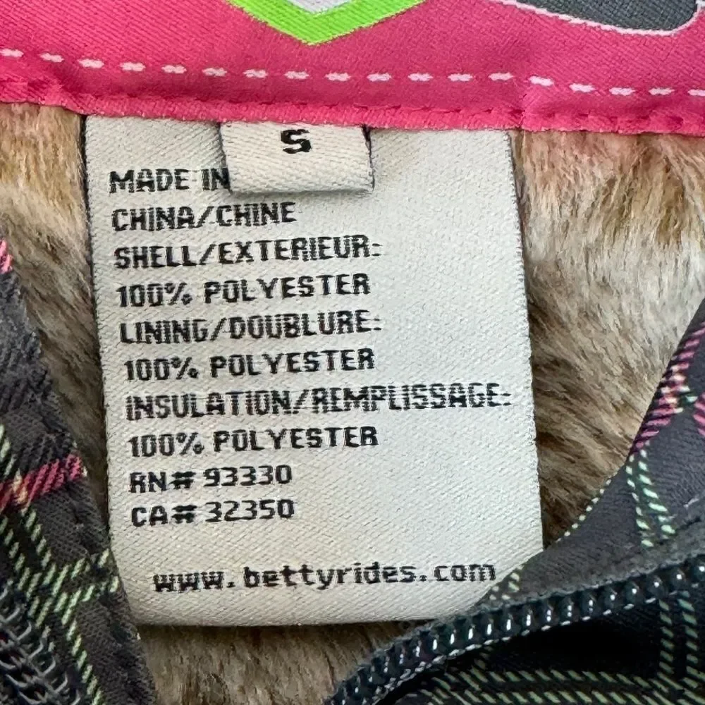 Betty Rides‎ Green/Pink Ski/Snowboarding Jacket Sz S - Picture 6 of 7